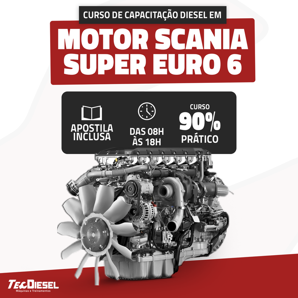 MOTOR SCANIA SUPER EURO 6