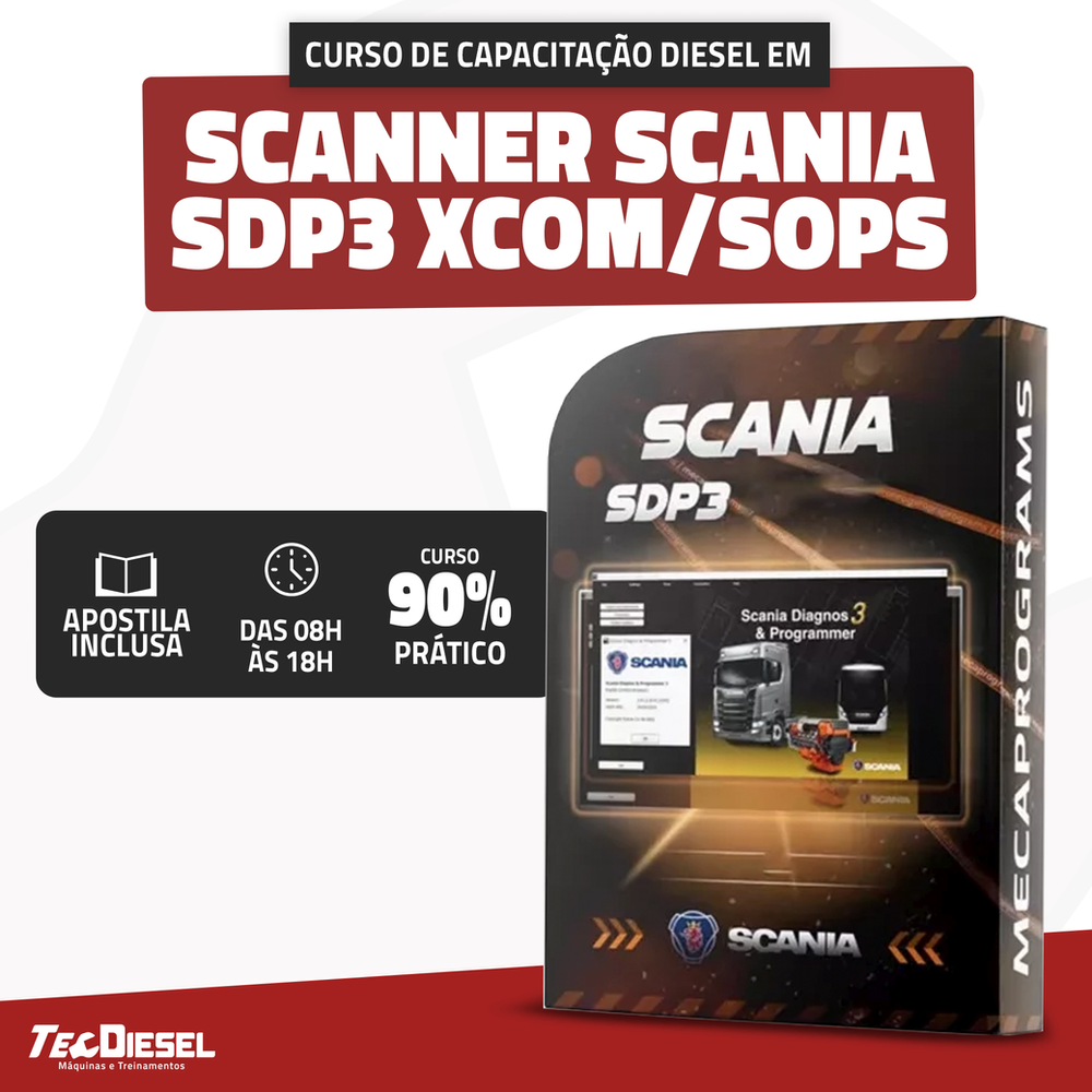 SCANNER SCANIA SDP3 XCOM/SOPS