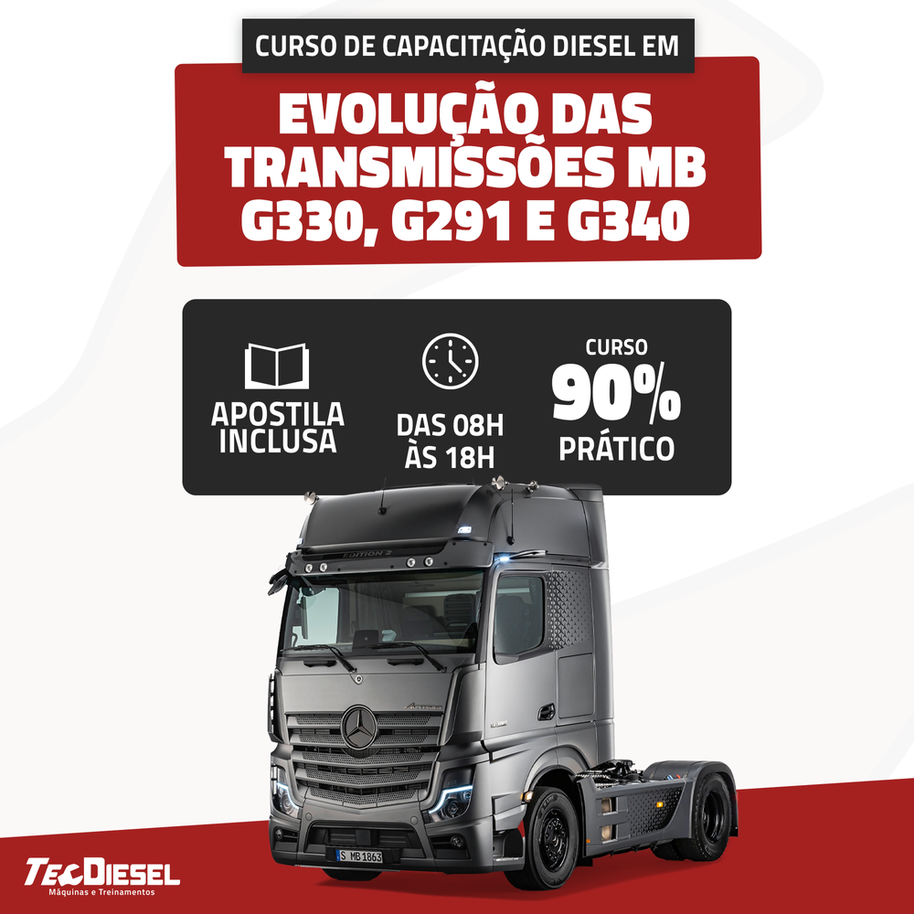 EVOLUÇÃO DAS TRANSMISSÕES MB G330, G291 E G340